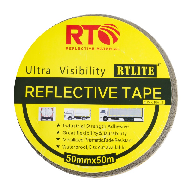 Лента световозвращающая металлизированная RTLITE RT-V104M 50,8 мм х 50 м, жёлтый