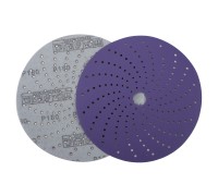 Круг шлифовальный c мультипылеотводом Purple, P180, PROBOS CERAMIC FILM Hookit CF775, 150 мм