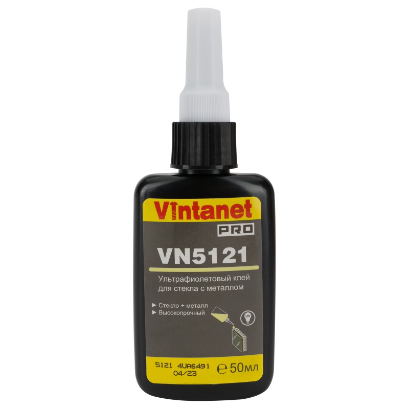 УФ-клей для склеивания стекла с металлом VINTANET VN5121 50 мл