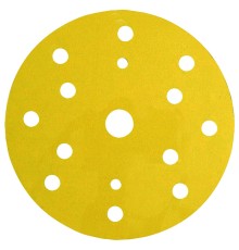 Круг Абразивный, золотой, 15 отверстий, Р320, 150 мм,3M™ Hookit™ 255P+