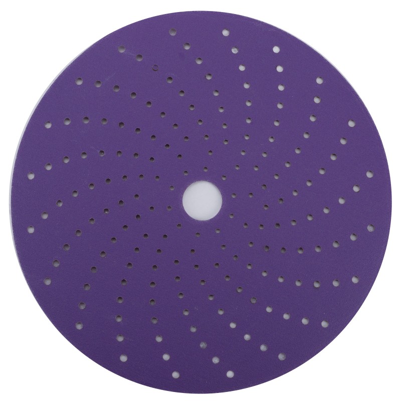 Круг шлифовальный c мультипылеотводом Purple, P240, PROBOS CERAMIC FILM Hookit CF775, 150 мм