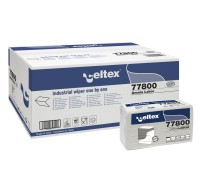 CELTEX Сложенные бумажные протирочные полотенца OMNIA LABOR PURE белые