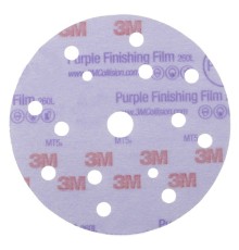 Круг абразивный, полировальный , 15 отверст., Р600, 150 мм,3M™ Hookit™ 260L Purple №51156