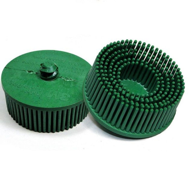 Круг Scotch-Brite™ Roloc™ Bristle RD-ZB, P50, зеленый, 50 мм, № 07524, 10 шт./уп.