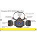 Полумаска 3M™ Secure Click™ HF-803, размер большой
