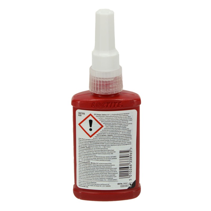 Фиксатор резьбы высокотемпературный, медленный LOCTITE 620 50ml
