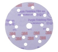Круг абразивный, полировальный , 15 отверст., Р600, 150 мм,3M™ Hookit™ 260L Purple №51156