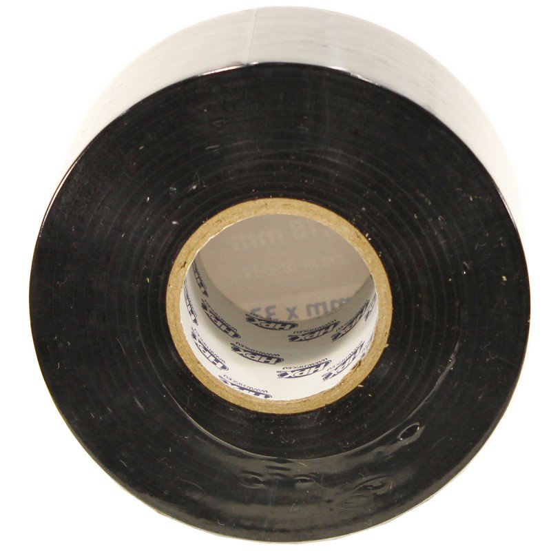 Огнестойкая профессиональная изолента из ПВХ INSULATION TAPE 5200 50мм х 33м, чёрная