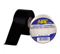 Огнестойкая профессиональная изолента из ПВХ INSULATION TAPE 5200 50мм х 33м, чёрная