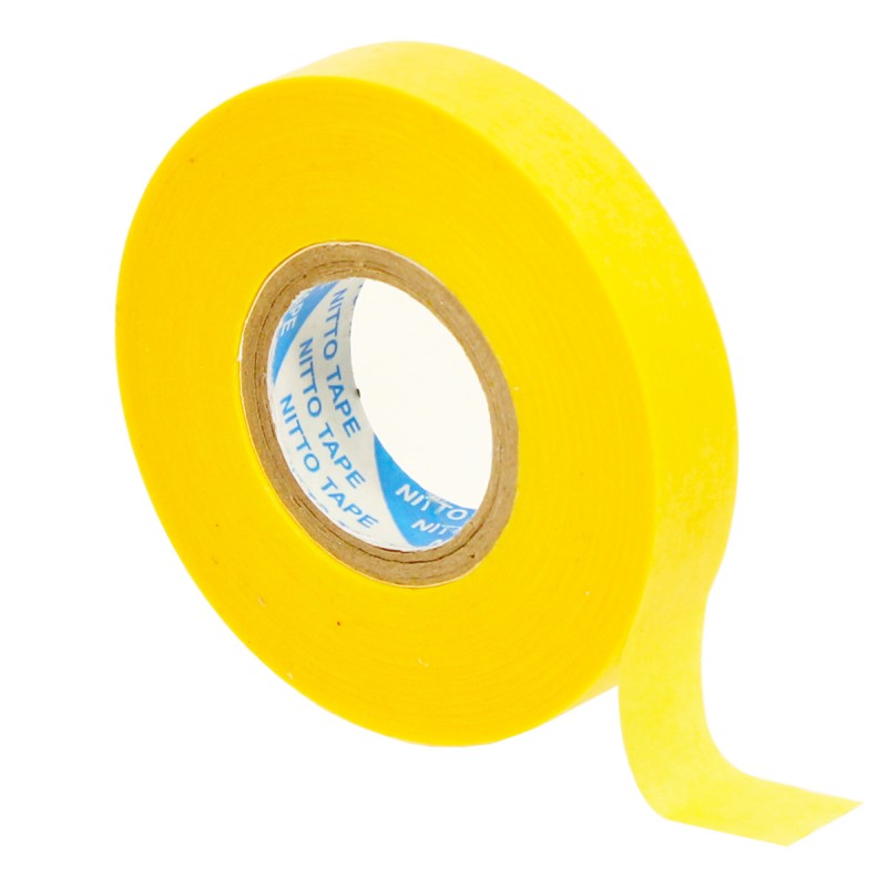 Лента Nitto, термостойкая маскирующая на основе японской рисовой бумаги Washi, 12 мм х 25м 2 шт/уп.