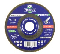 Круг гибкий зачистной PROBOS Forming CF657 CERAMIC, T27, 125 мм x 3 мм x 23 мм, P80