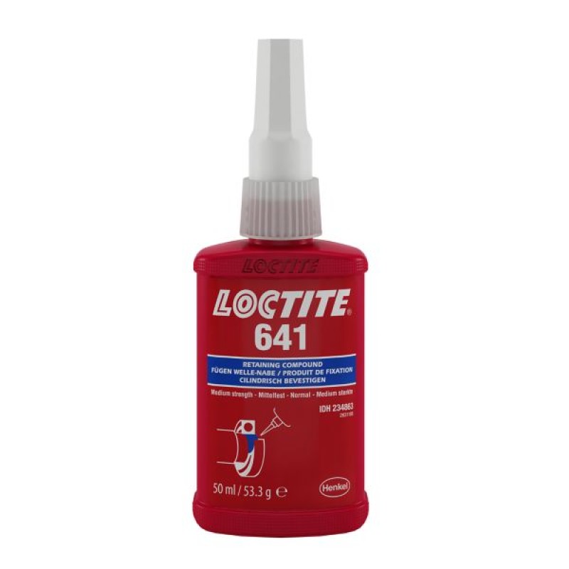 Фиксатор вал-втулочный средней прочности LOCTITE 641 50мл