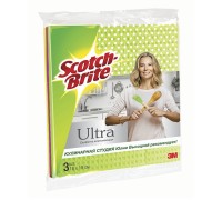 Салфетка Scotch-Brite® Ultra, впитывающая, 18 см х 19 см, 3 шт./упак.