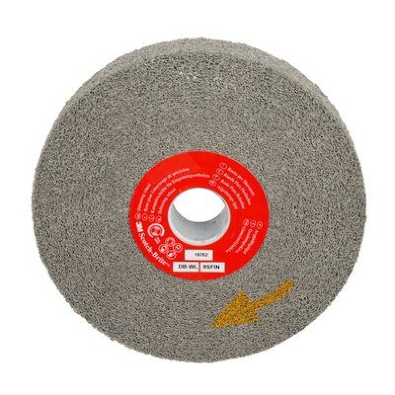 Круг Scotch-Brite™ DB-WL, 9S FIN 150 мм х 25 мм х 25 мм, № 18762