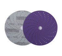 Круг шлифовальный c мультипылеотводом Purple, P240, PROBOS CERAMIC FILM Hookit CF775, 150 мм