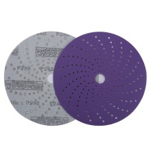 Круг шлифовальный c мультипылеотводом Purple, P240, PROBOS CERAMIC FILM Hookit CF775, 150 мм
