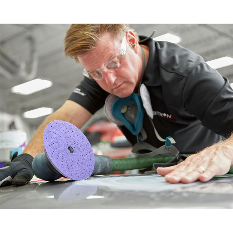 Круг абразивный c мультипылеотводом Purple+, 120+,3M™ Cubitron™ Hookit™ 737U 150 мм, 50 шт./кор.