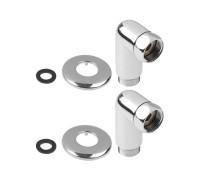 Американка угловая 1/2" вн. х 1/2" нар. ХРОМ, AV Engineering (2 шт. в уп.)