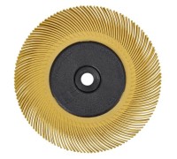 Щетка абразивная Bristle BB-ZB, тип А, с фланцами, 80, жёлтый, 152 мм, 5 шт./кор.