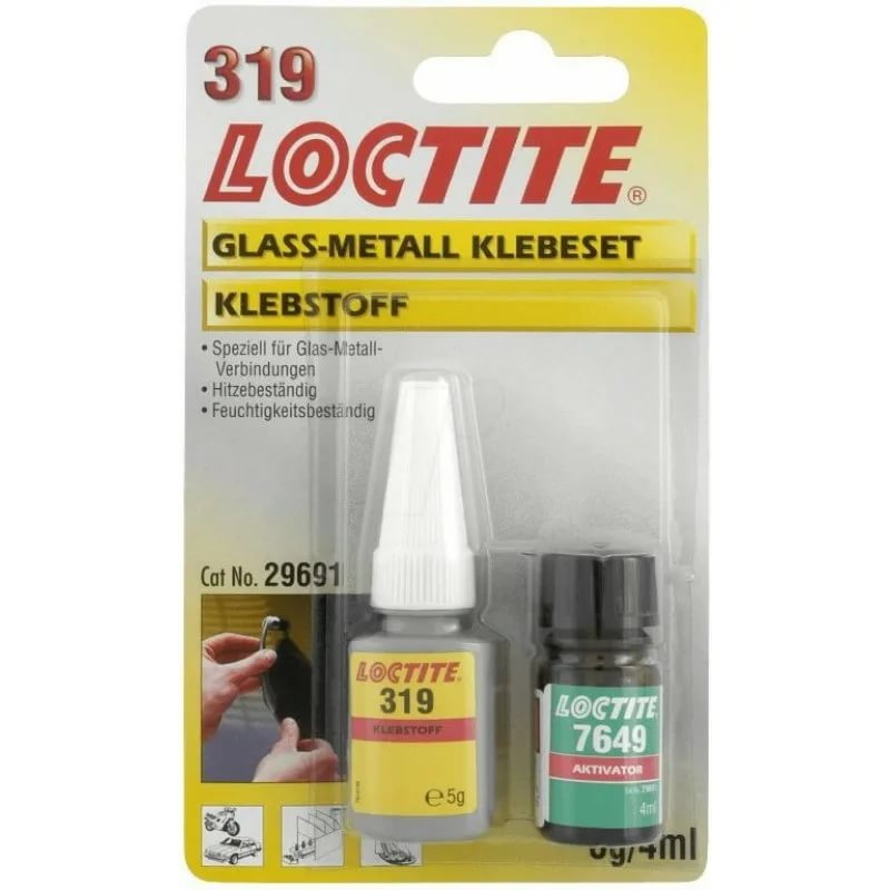 Набор для приклеивания зеркала заднего вида LOCTITE AA 319/7649 5 г + 4 мл