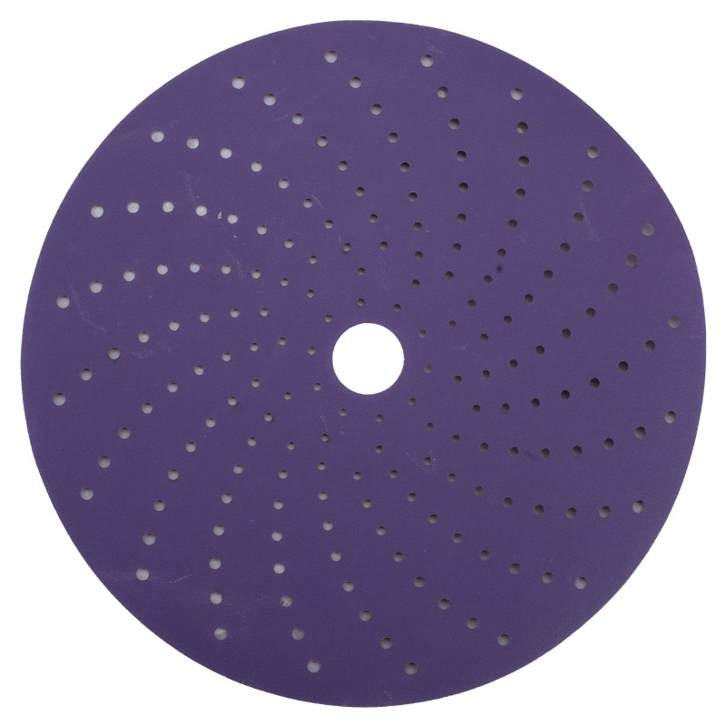 Круг шлифовальный c мультипылеотводом Purple, P320, PROBOS CERAMIC FILM Hookit CF775, 150 мм