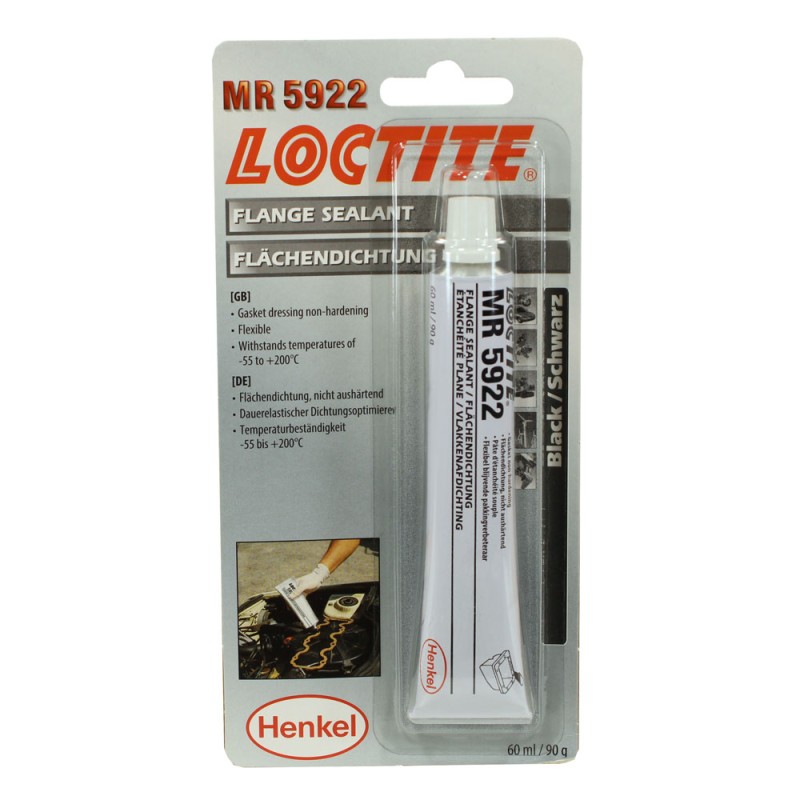 Уплотнитель незастывающий для вырубленных прокладок LOCTITE MR 5922, полуэластичный (тюбик) 60ml Уплотнитель незастывающий для вырубленных прокладок LOCTITE MR 5922, полуэластичный (тюбик) 60ml