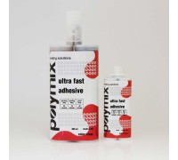 Двухкомпонентный тиксотропный полиуретановый клей POLYMIX Ultra Fast Adhesive 50мл