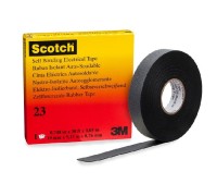 Лента самослипающаяся резиновая Scotch 23, рулон 19 мм х 9,1 м в индивидуальной упаковке