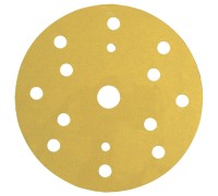 Круг абразивный, золотой, 15 отверстий, Р400, 150 мм,3M™ Hookit™ 255P+