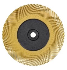 Щетка абразивная Bristle BB-ZB тип А, P80, желтый, 150 мм, № 27623,40 шт./уп.