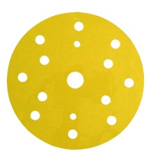 Круг абразивный, золотой, 15 отверстий, Р500, 150 мм,3M™ Hookit™ 255P+