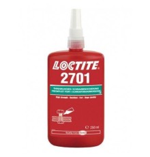 Фиксатор резьбы высокой прочности для неактивных металлов LOCTITE 2701, 250 мл