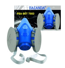 Комплект для защиты дыхания BAIANDA FEA-SET 7503, для сварочных работ, полумаска размер M, P3R
