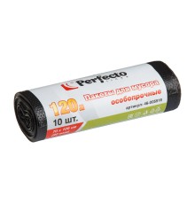 Пакеты для мусора особопрочные, 120 л, 10 шт., PERFECTO LINEA