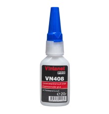 Клей моментальный цианоакрилатный общего назначения VINTANET VN408 20g