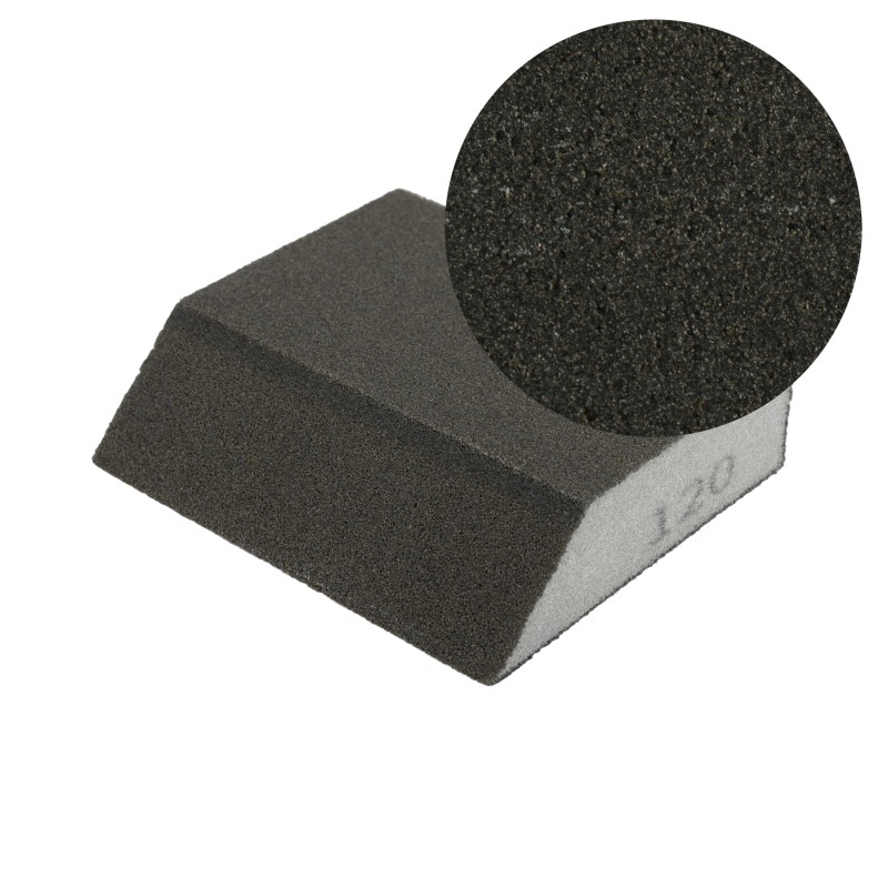 Губка абразивная PROBOS Forming, трапеция 100х90х65х26, P120 Губка абразивная PROBOS Forming, трапеция 100х90х65х26, P120