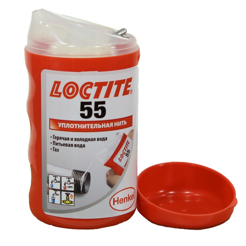 Нить герметизирующая для газа и питьевой воды LOCTITE® 55 48х160м Нить герметизирующая для газа и питьевой воды LOCTITE® 55 48х160м