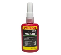Фиксатор вал-втулочный высокотемпературный быстроотверждаемый VINTANET VN648 50мл