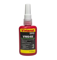 Фиксатор вал-втулочный высокотемпературный быстроотверждаемый VINTANET VN648 50мл