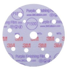 Круг абразивный, полировальный , 15 отверст., Р1500, 150 мм,3M™ Hookit™ 260L Purple