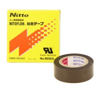 Изолента тефлоновая Nitto 903UL, термостойкая, тонкая, силиконовый адгезив, 19мм Х 10м