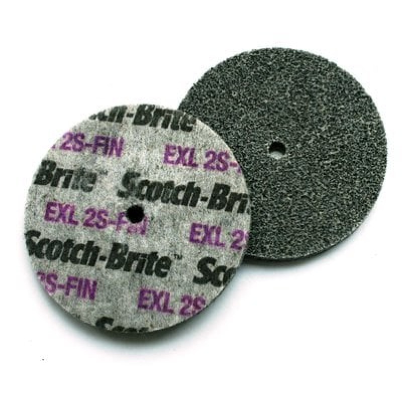 Круг Scotch-Brite™ XL-UW, 2S FIN, 75 мм х 6 мм х 6 мм, № 13716, 40 шт./кор.