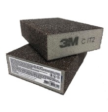 Губка четырехсторонняя, CRS, мягкая, 96 мм х 66 мм х 25 мм, № 63220, 24 шт./уп.