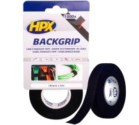 Лента-липучка для бандажа кабелей BACKGRIP 16мм х 1,25мм х 5м черная