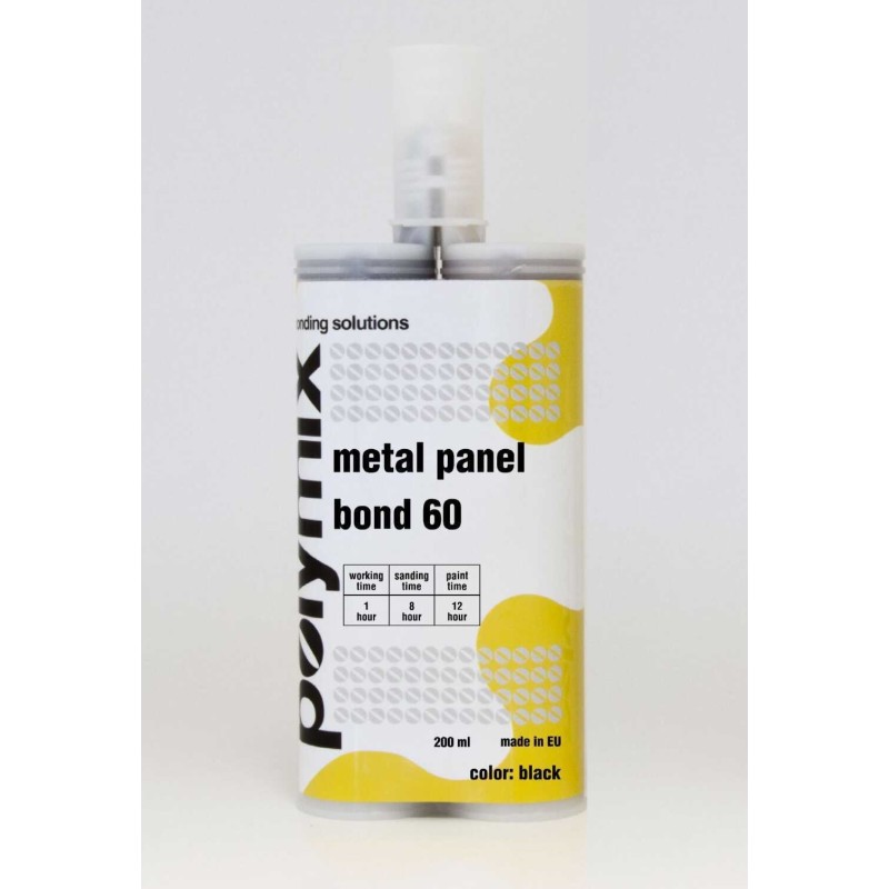 Клей двухкомпонентный Polymix Metal Panel Bond 60 200 мл для металла