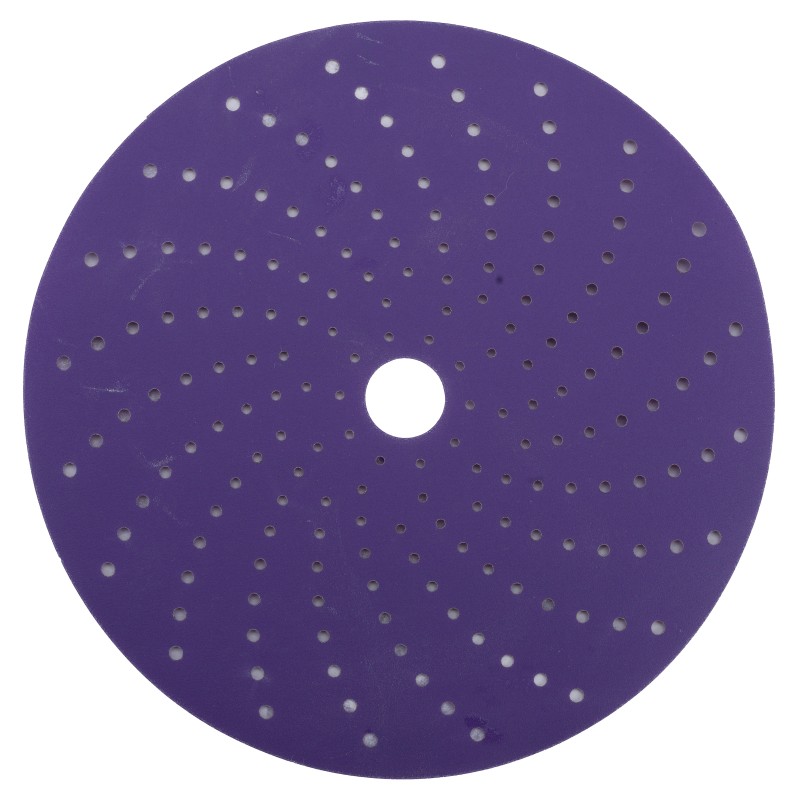 Круг шлифовальный c мультипылеотводом Purple, P400, PROBOS CERAMIC FILM Hookit CF775, 150 мм