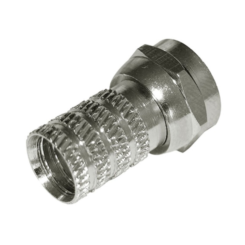 F-разъем RG-6, L=19 мм, медь REXANT F-разъем RG-6, L=19 мм, медь REXANT
