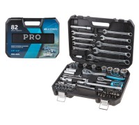 Набор головок и ключей 82пр. 1/4",1/2" PRO STARTUL LE MANS (PRO-082L)