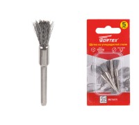 Щетка из углеродистой стали 5 мм WORTEX
