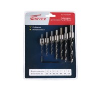 Набор сверл для зенковки 7 шт. (3-10 мм) WORTEX